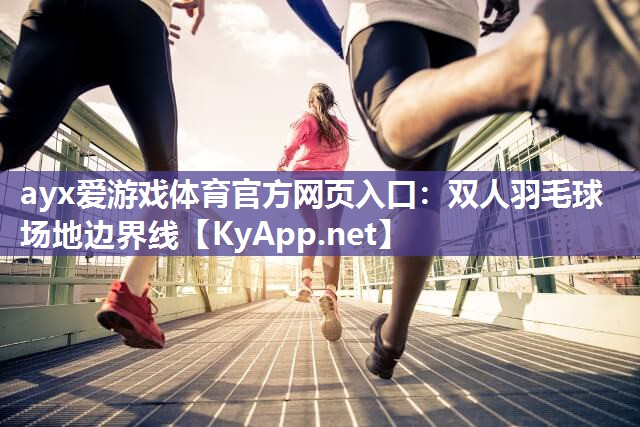 双人羽毛球场地边界线